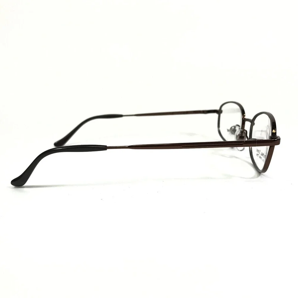 OnGuard Safety Eyeglasses Frames OG-113 Brown Round Full Rim Z87-2+ 51-18-135